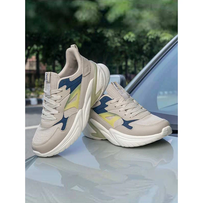 Men Beige Walking Shoes