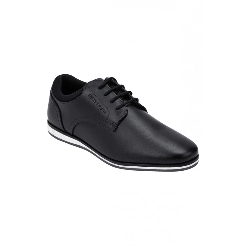 Men Black Derby Shoes