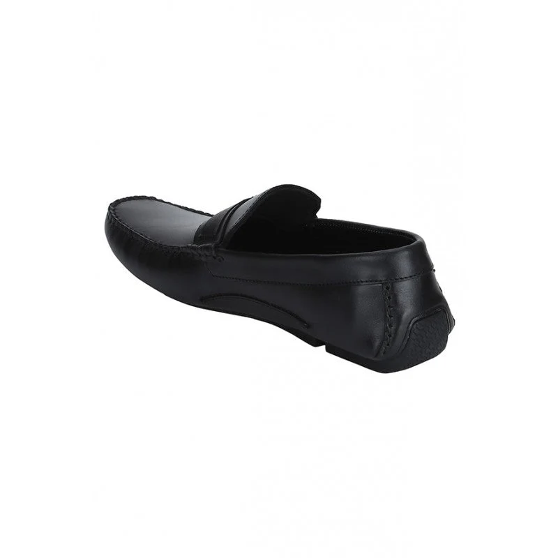 Men Black Driving Shoes - Image 5
