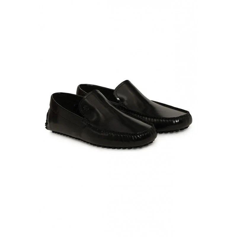 Men Black Driving Shoes