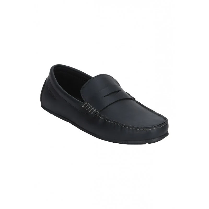 Men Black Loafers