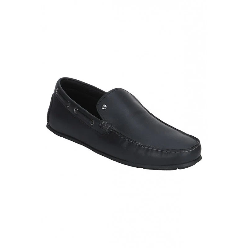 Men Black Loafers