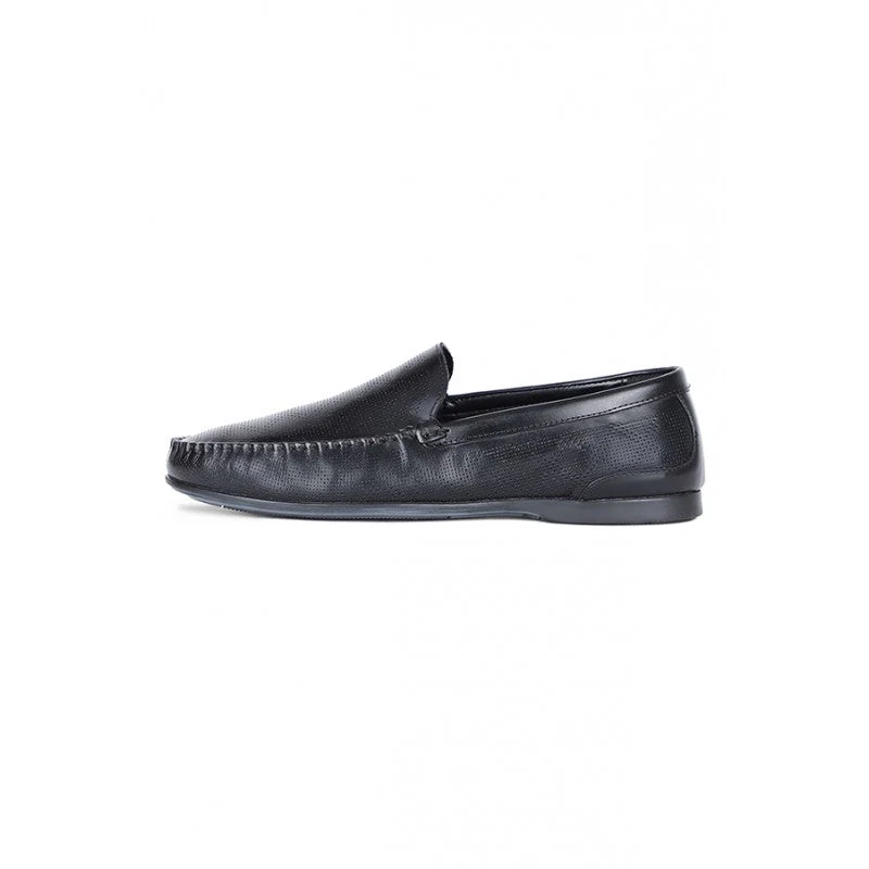Men Black Loafers - Image 4