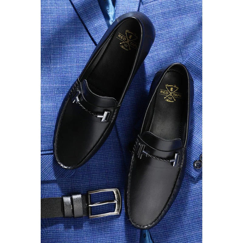 Men Black Loafers