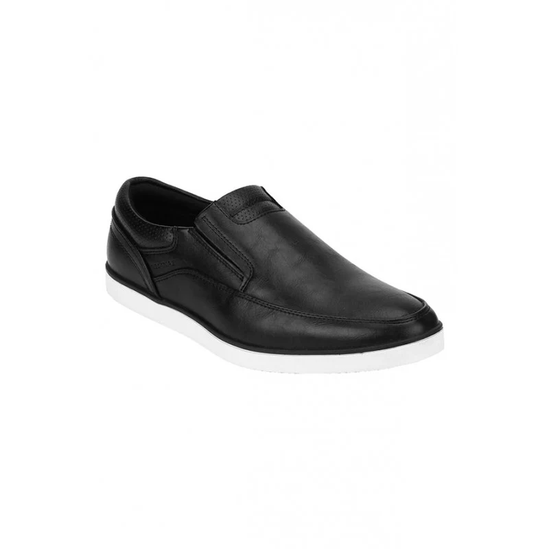 Men Black Loafers
