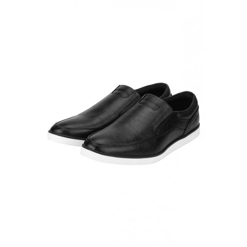 Men Black Loafers - Image 3