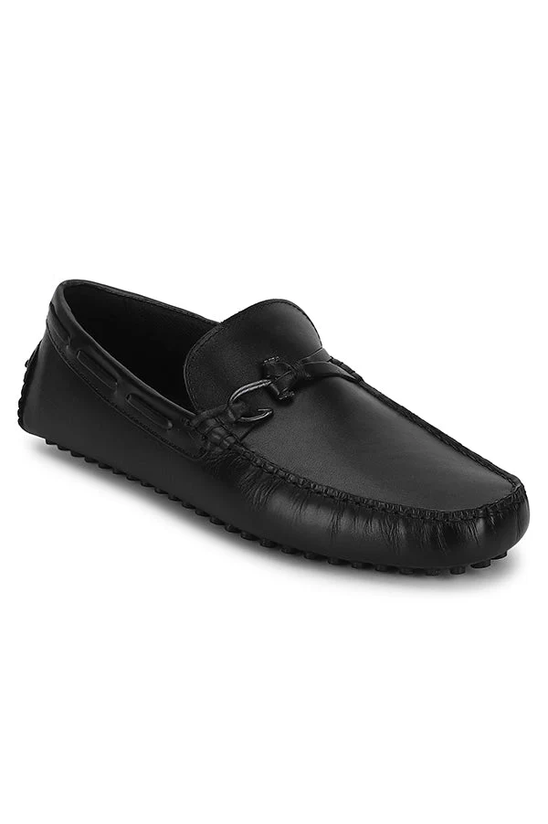Men Black Loafers