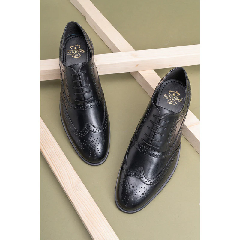 Men Black Oxford Shoes