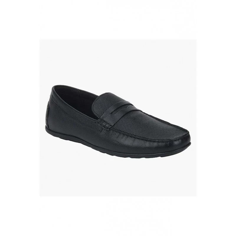 Men Black Slip On Shoes