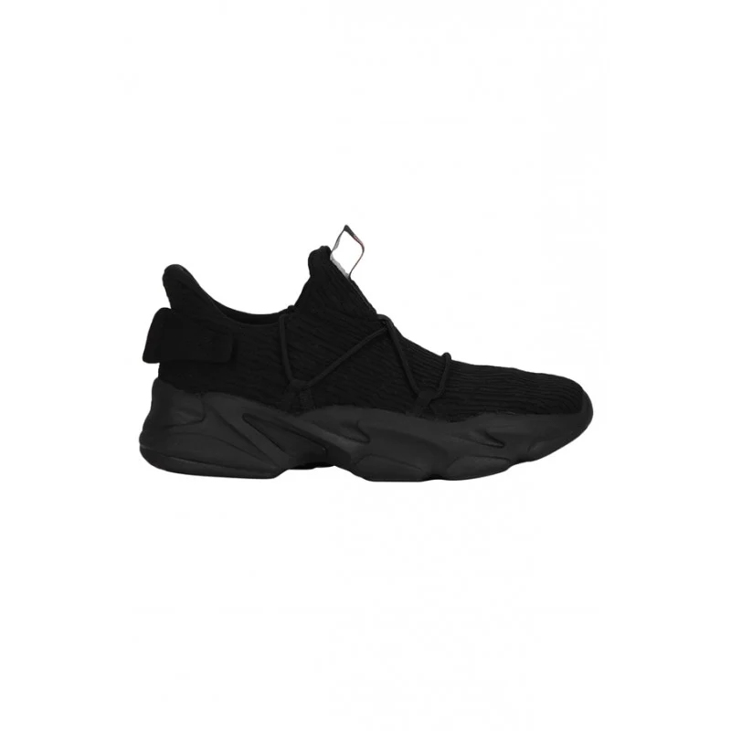 Men's Black Sneakers - Image 2