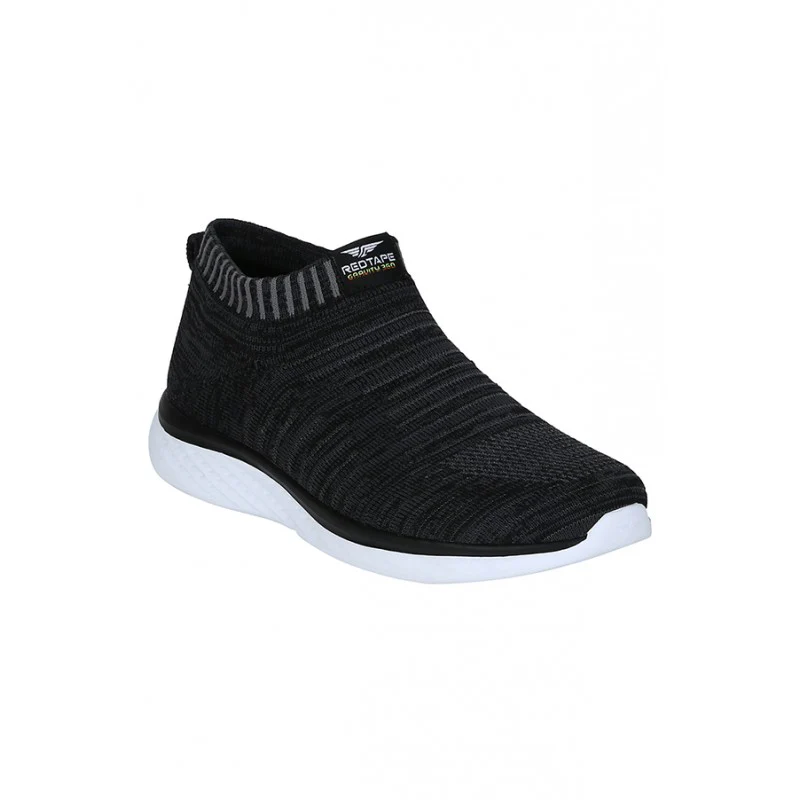 Men Black Walking Shoes