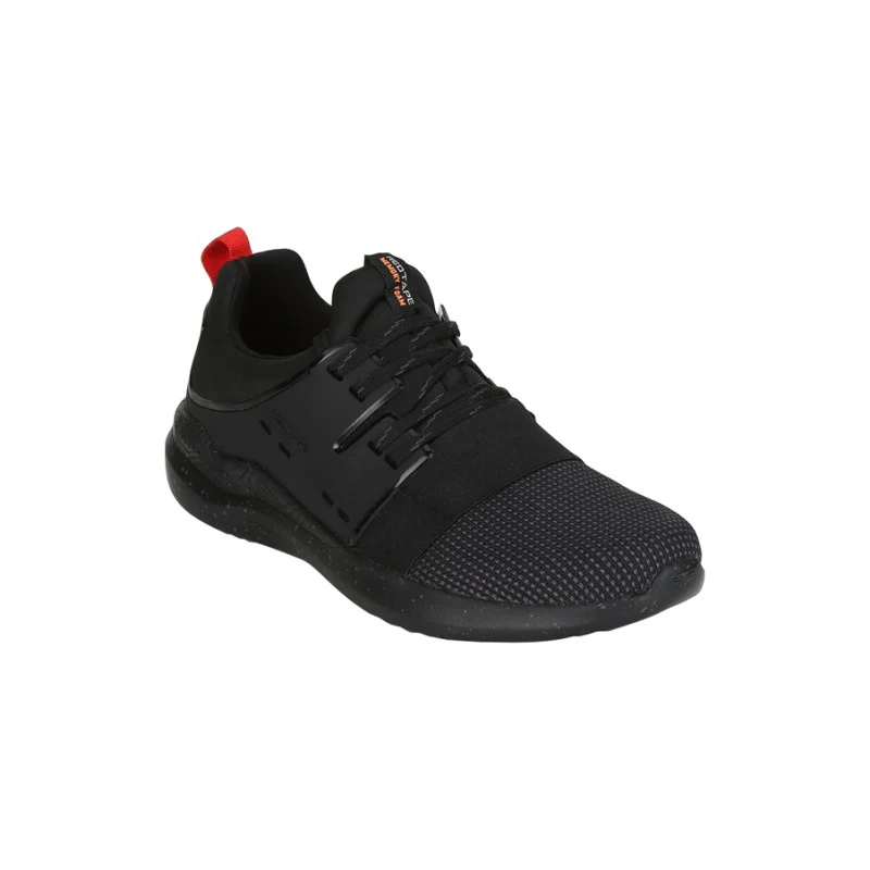 Men Black Walking Shoes