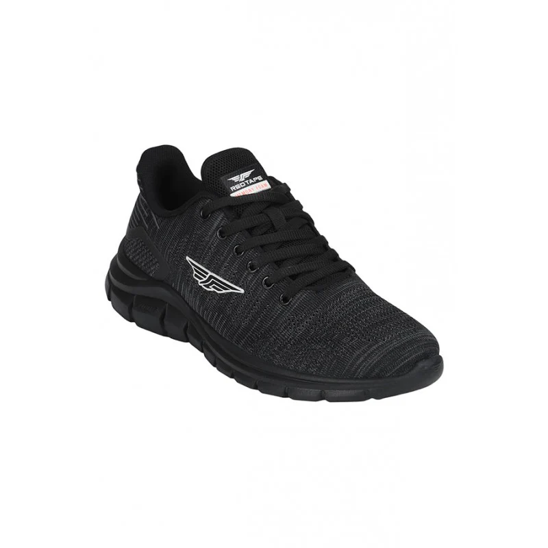 Men Black Walking Shoes