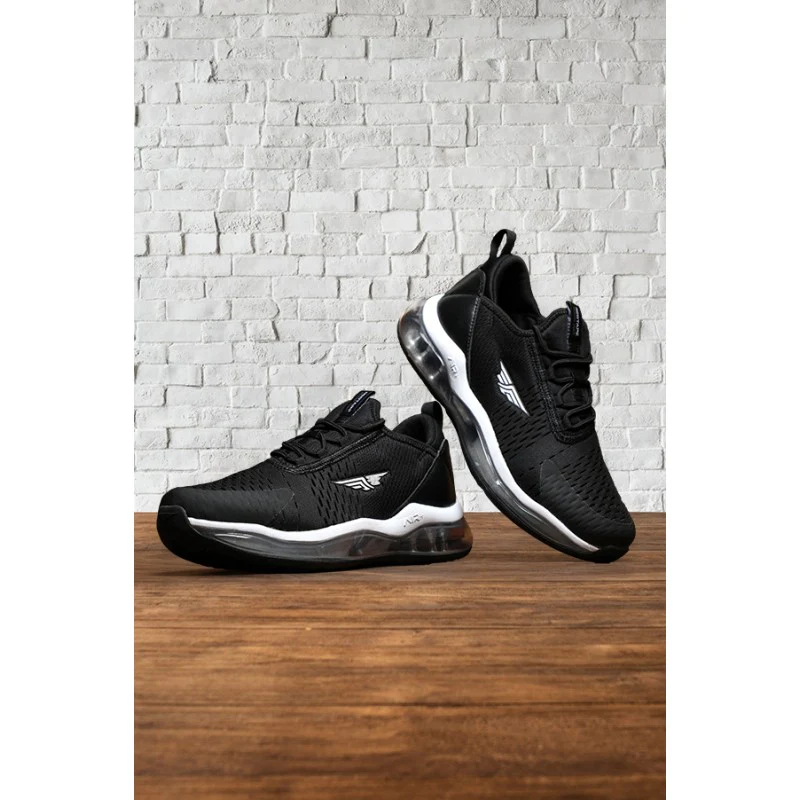 Men Black Walking Shoes