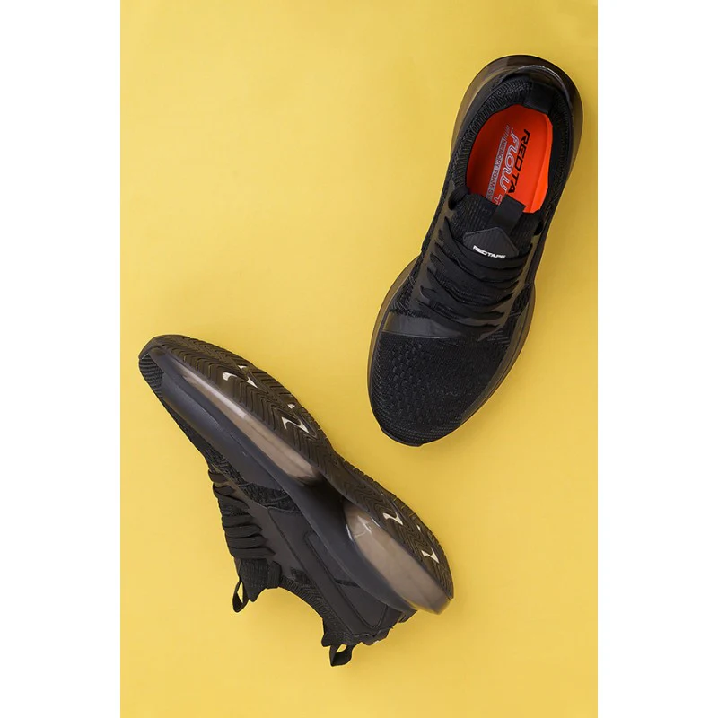 Men Black Walking Shoes