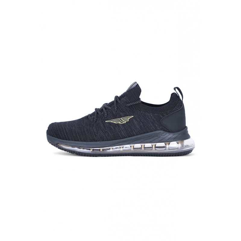 Men Black Walking Shoes - Image 4