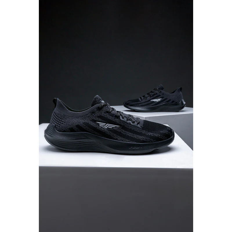 Men Black Walking Shoes