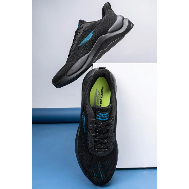 Men Black Walking Shoes