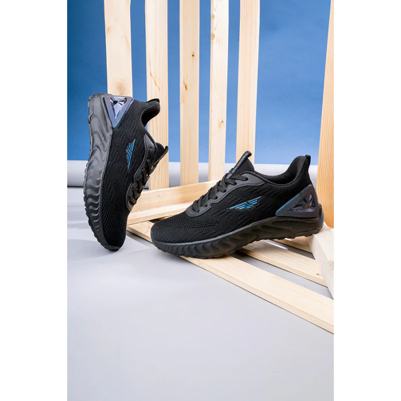 Men Black Walking Shoes