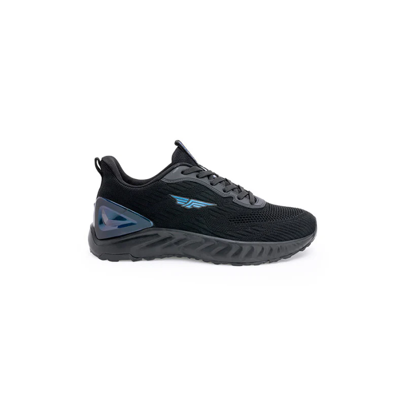 Men Black Walking Shoes - Image 3