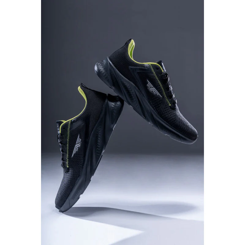 Men Black Walking Shoes