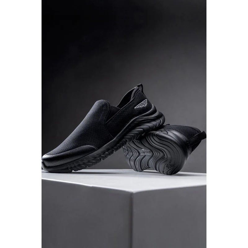 Men Black Walking Shoes