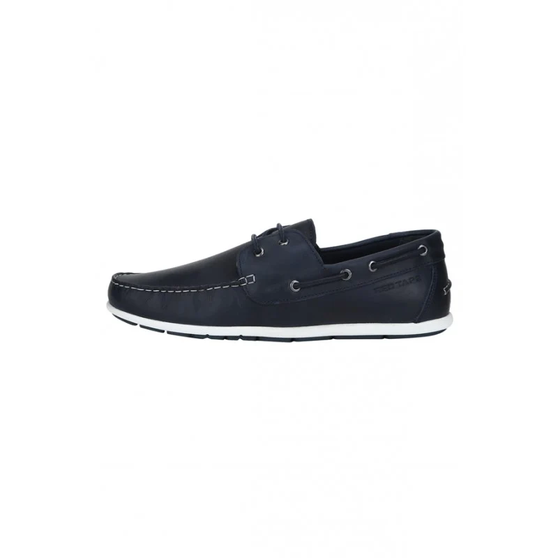 Men Blue Boat Shoes - Image 3