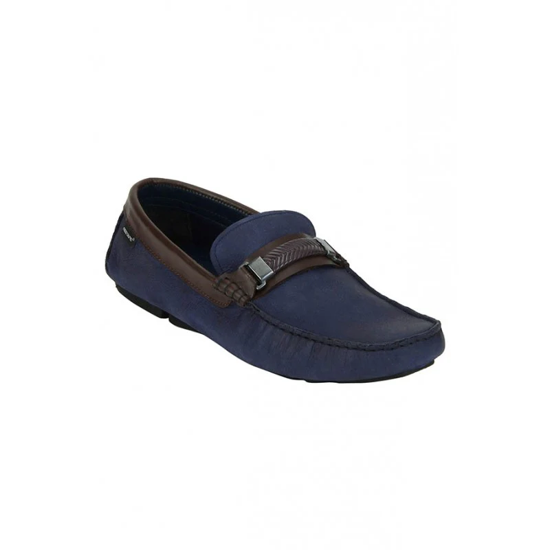 Men Blue Driving Shoes
