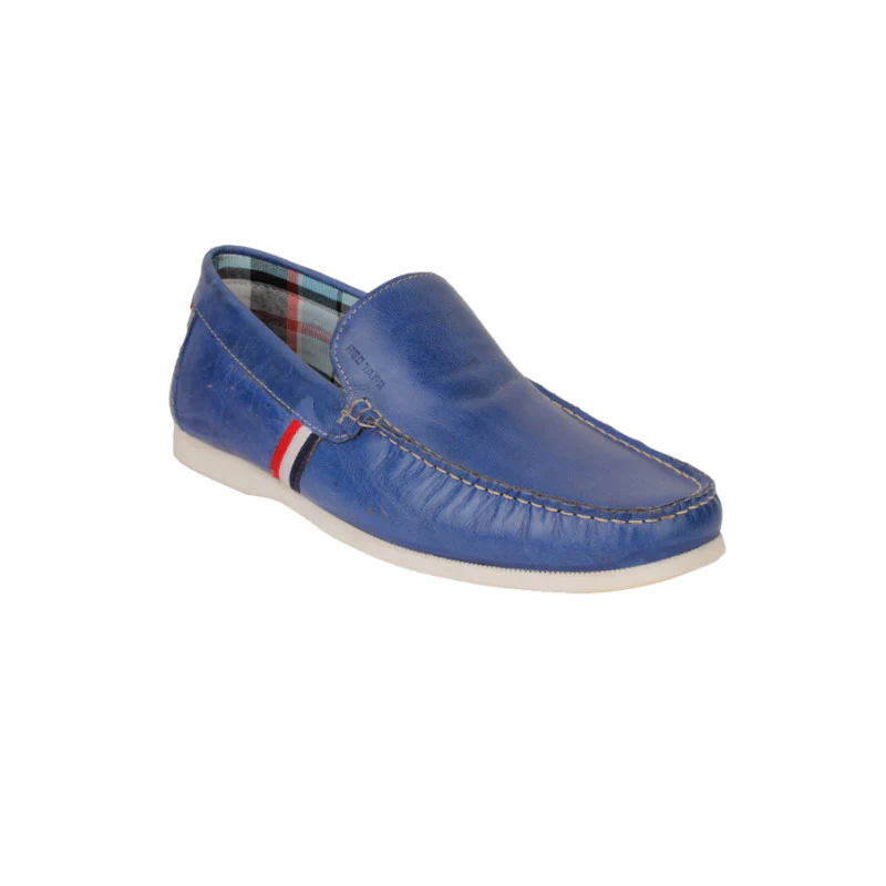 Men Blue Loafers
