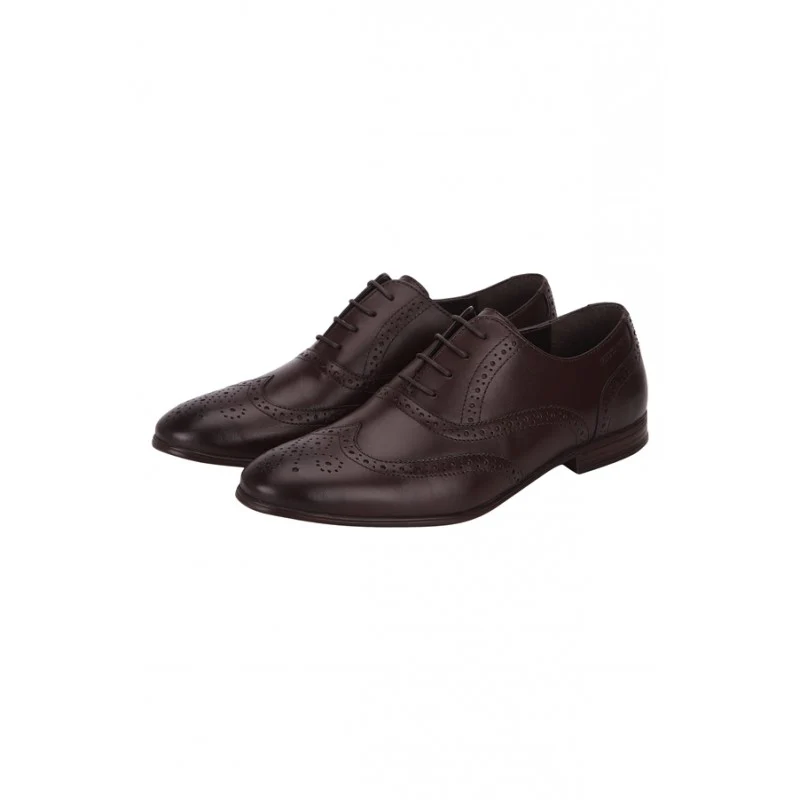 Men Bordo Brogue Shoes - Image 5