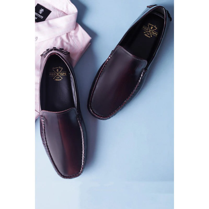 Men Bordo Driving Shoes