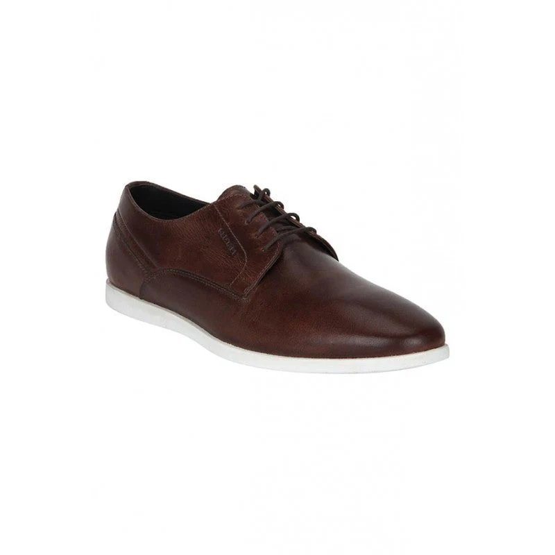 Men Brown Derby Shoes