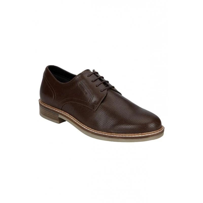 Men Brown Derby Shoes