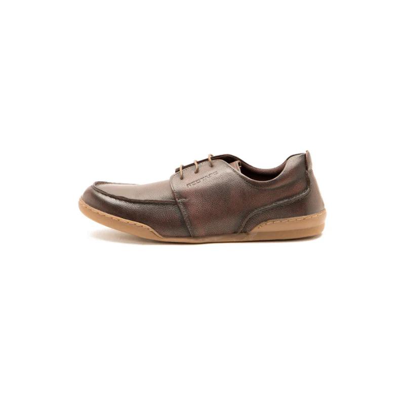 Men Brown Derby Shoes - Image 4