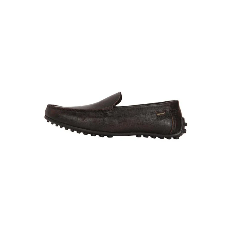 Men Brown Driving Shoes - Image 4