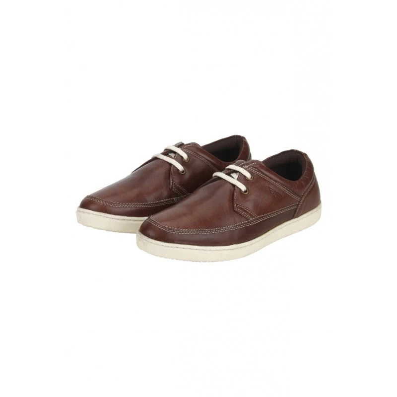 Men Brown Sneakers - Image 4