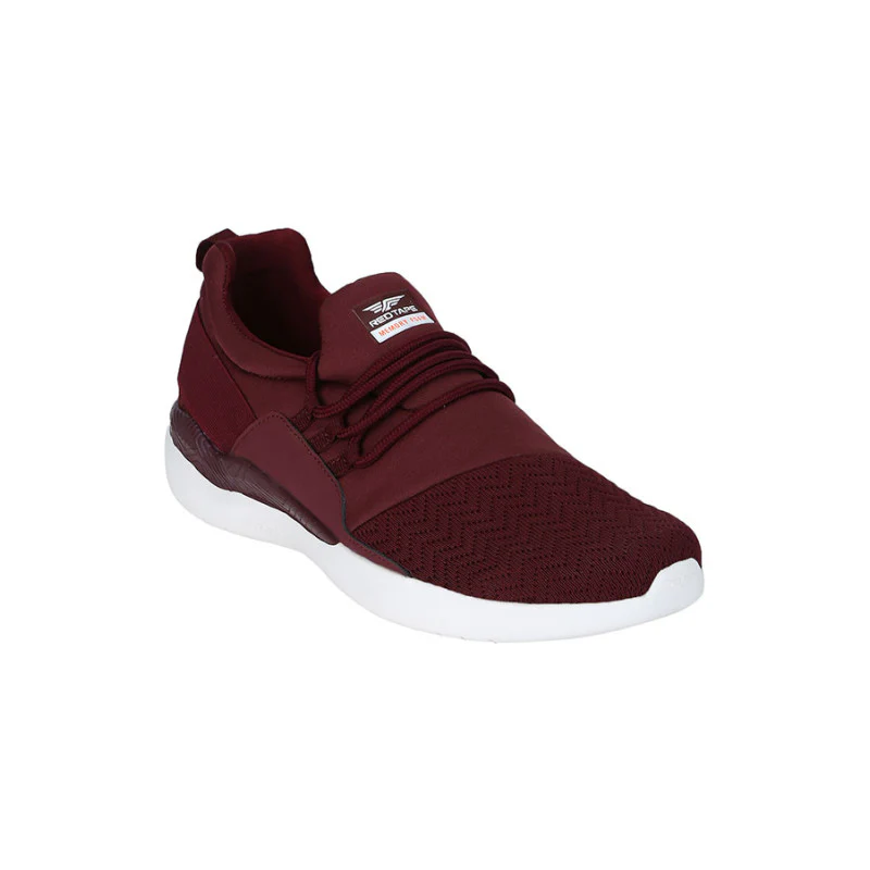 Men Burgundy Walking Shoes