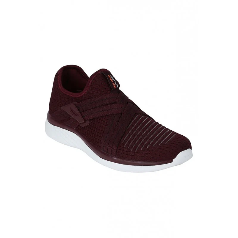 Men Burgundy Walking Shoes