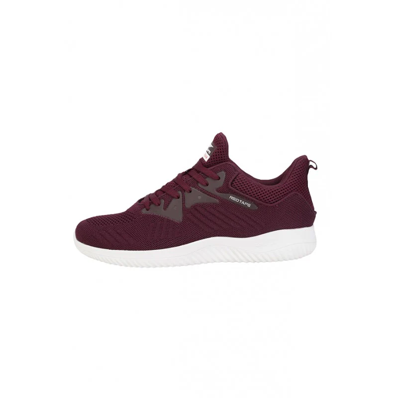 men burgundy walking shoes - Image 2