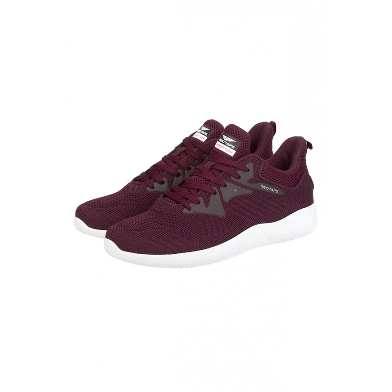 men burgundy walking shoes - Image 3