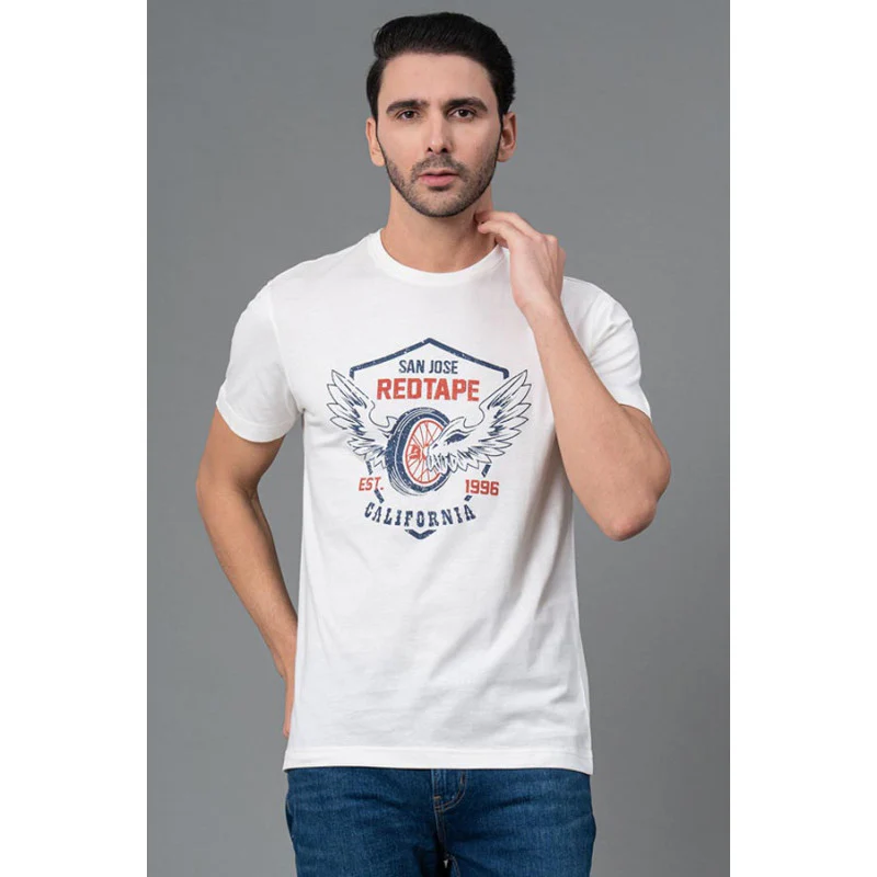Men Casual Graphic Print T-Shirt