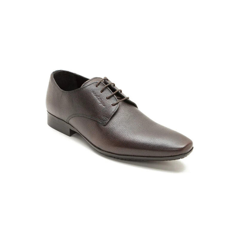 Men Cocoa Derby Shoes