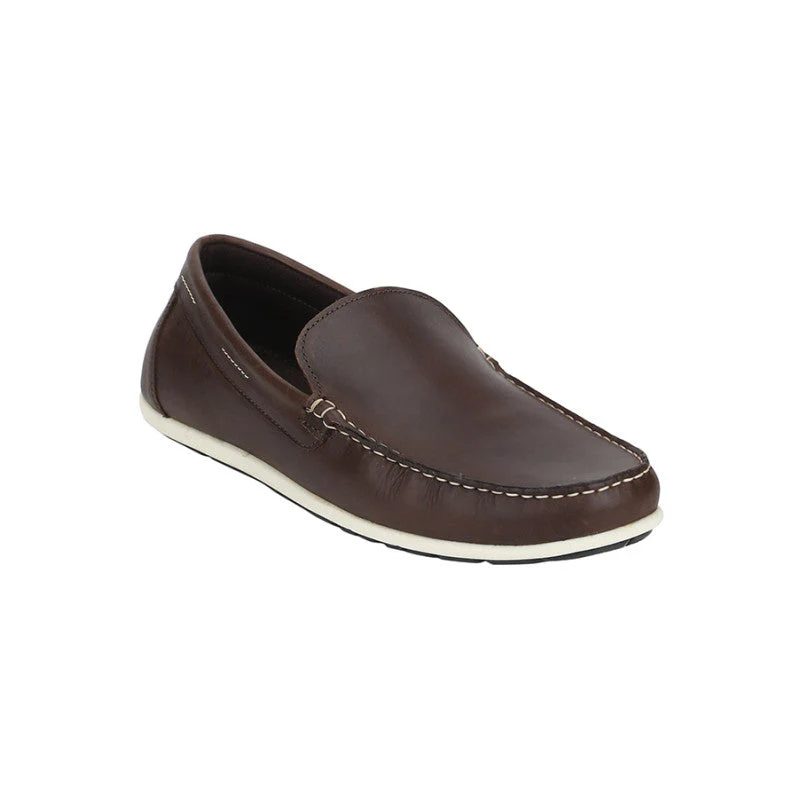 Men Dark Brown Loafers