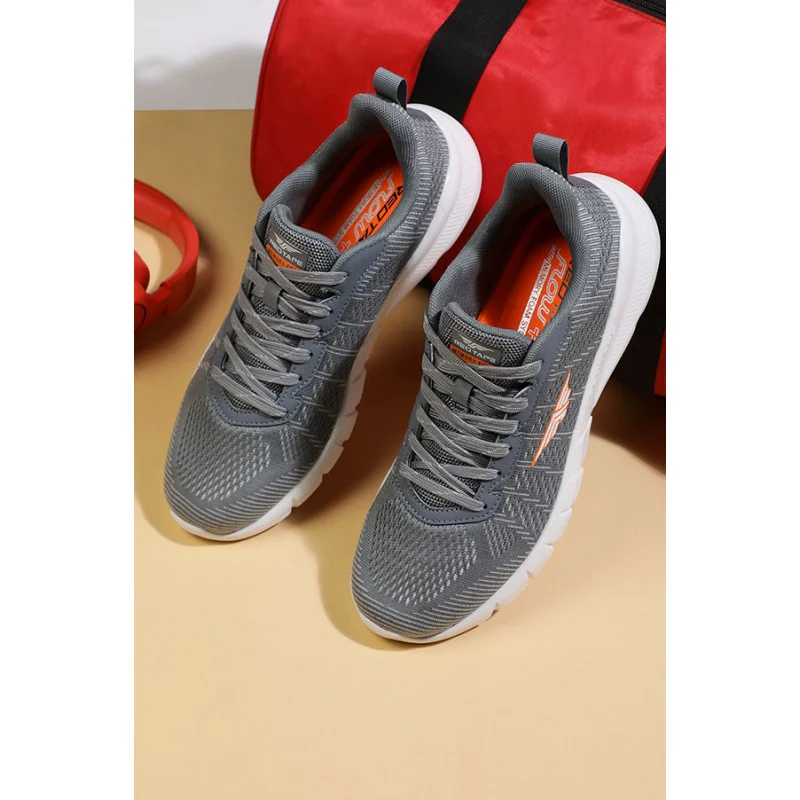 Men Dark Grey Walking Shoes