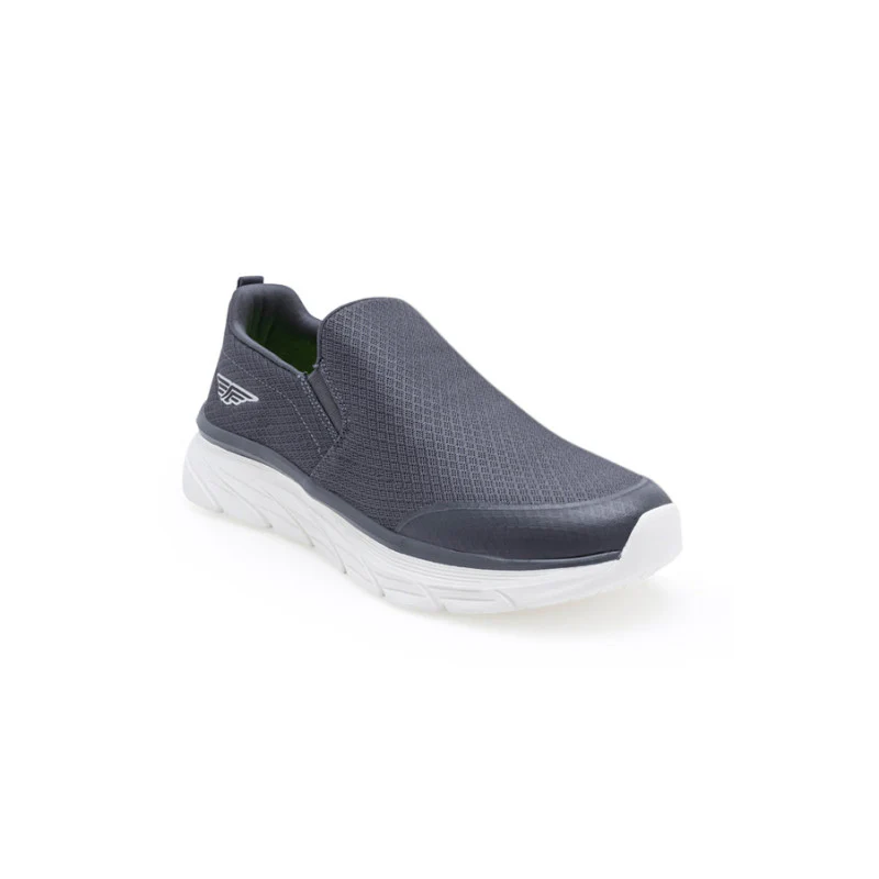 Men Dark Grey Walking Shoes - Image 2