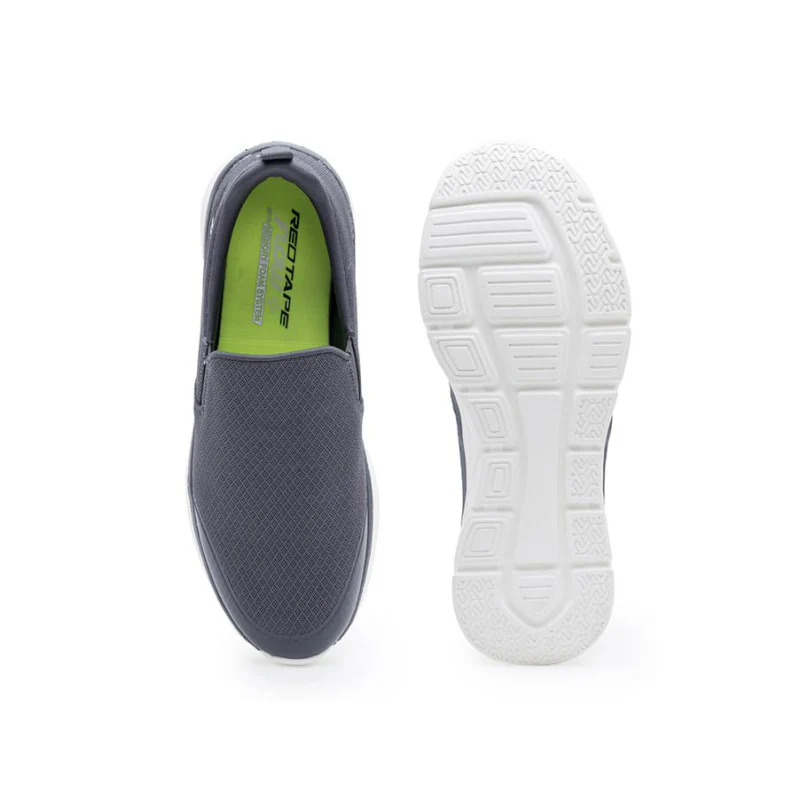Men Dark Grey Walking Shoes - Image 6