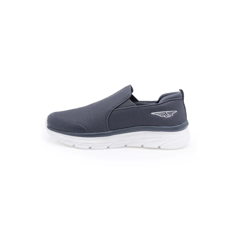 Men Dark Grey Walking Shoes - Image 4