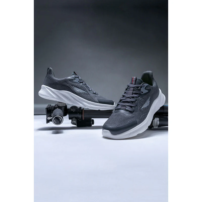 Men Dark Grey Walking Shoes