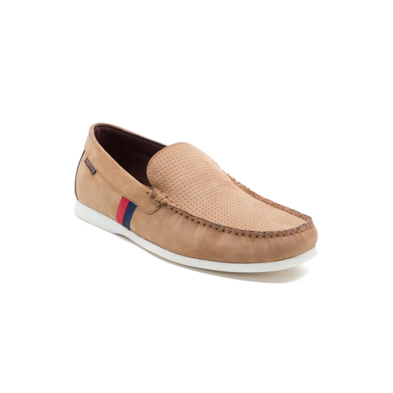 Men Dark Tan Loafers