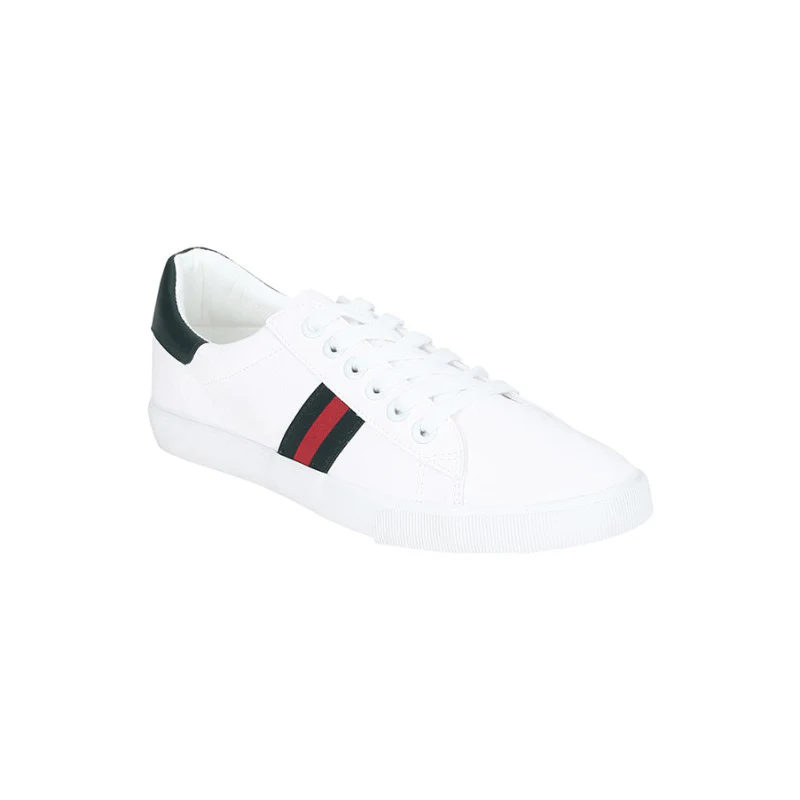 Men Green & White Sneakers